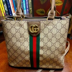 Brown Red & Green hand Bag /crossbody